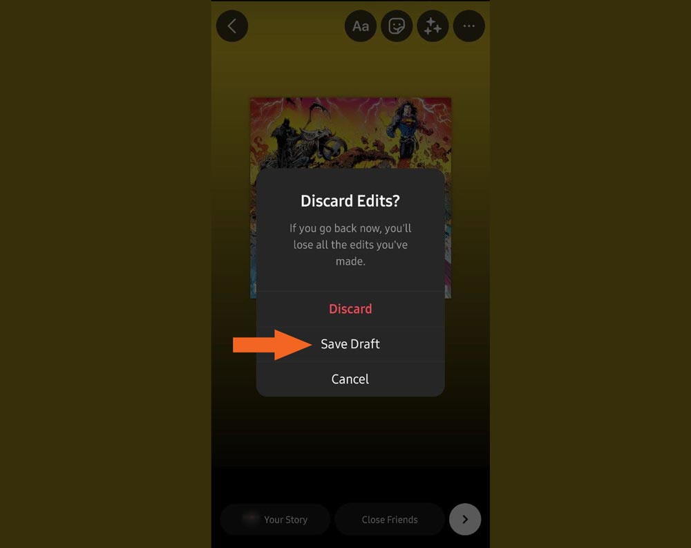 How to Access & Delete Instagram Story Draft?