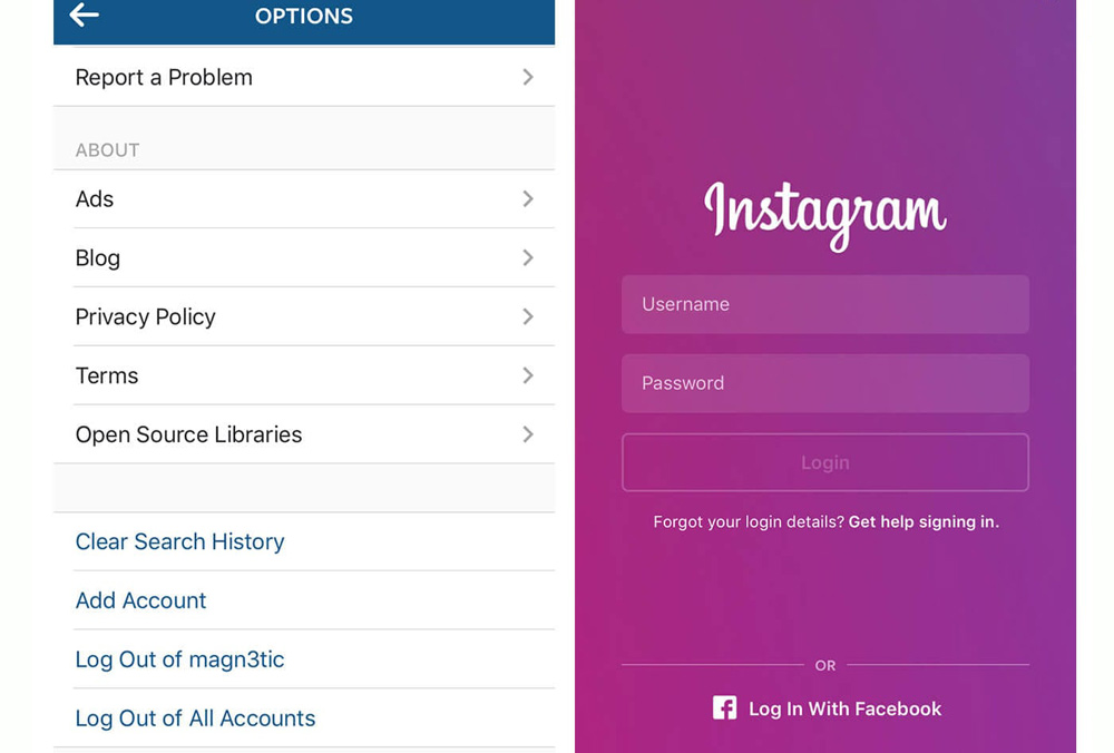 How to Delete your Instagram Search History