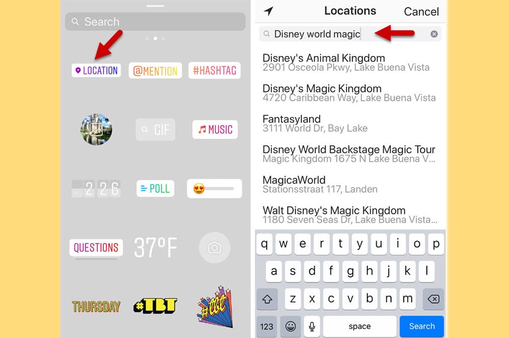 How to Add Location on Instagram Story