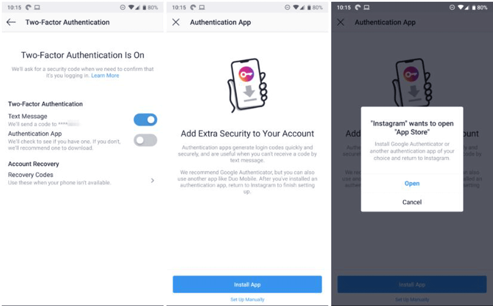 How to Turn on Instagram Two Factor Authentication