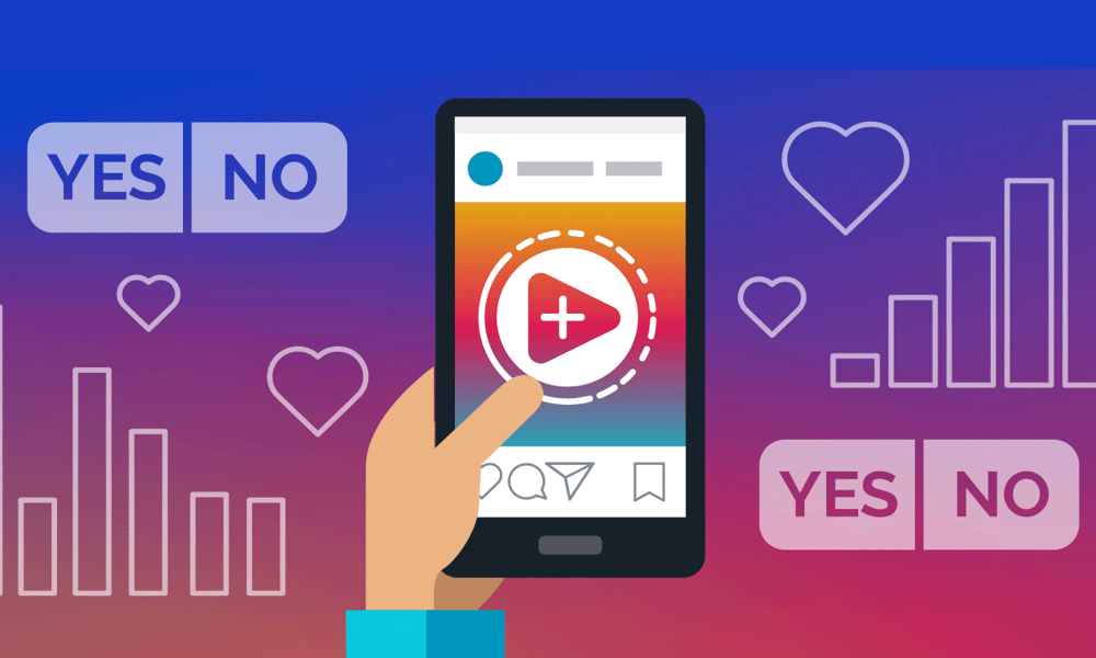 How can you create a poll on the Instagram story