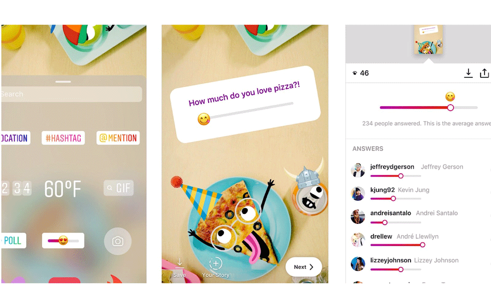 How can you create a poll on the Instagram story