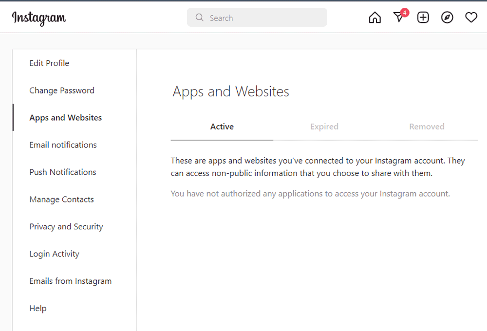 Remove Sharing to Other Apps on Instagram